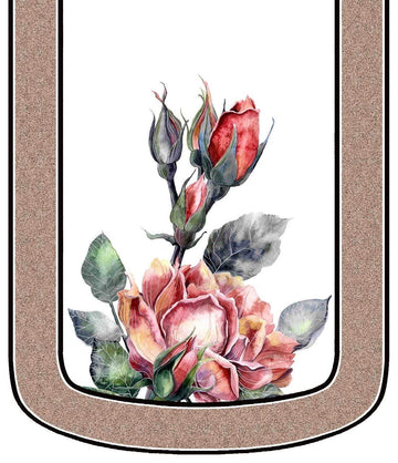 Nendle Velvet Digital Print 5 Seater Sofa Cover Set for Living Room (Multicolour, 6 Pieces)